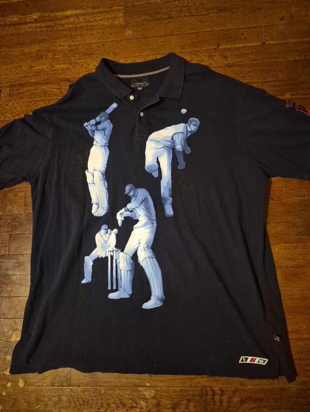 Phat Farm Mens Sz 3XL Blue Polo Shirt